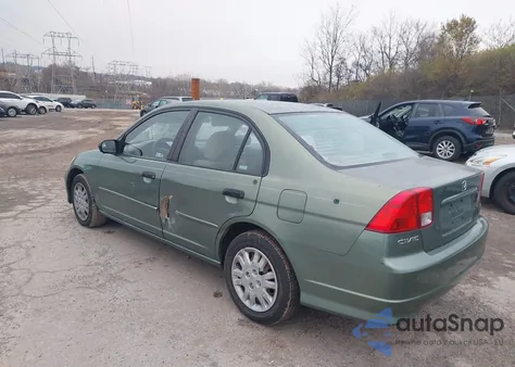 2004 Honda Civic Lx z USA, uszkodzony, nr VIN 2HGES16534H514307